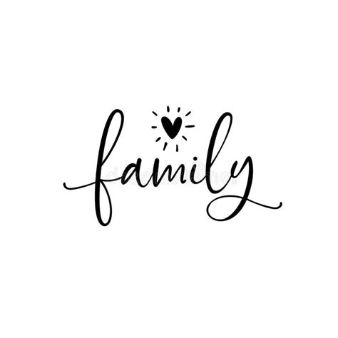 Family Text Clipart