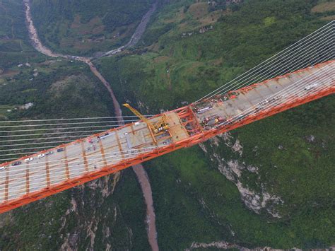 Largest Construction Projects In The World: China Opens New Beipanjiang Bridge To Much Fanfare ...