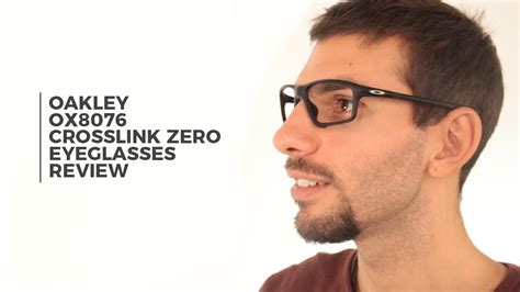 Oakley OX8076 CROSSLINK ZERO Eyeglasses Review | VisionDirect - YouTube