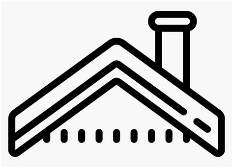 Roofing Icon Sc 1 St Icons8 & Roofing Icon - Roof Clipart Black And White, HD Png Download - kindpng