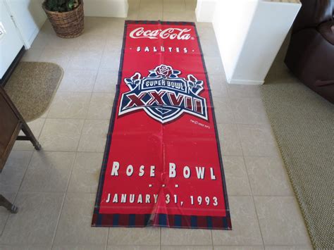 Lot Detail - Huge 1993 Super Bowl 27 Banner Dallas Cowboys vs. Buffalo ...