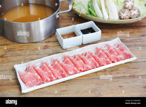 beef shabu shabu Stock Photo - Alamy