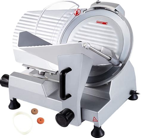 BuoQua Semi-Auto Electric Meat Slicer 12 Inch Blade Food Slicer Deli Slicer 250W Meat Cutting ...