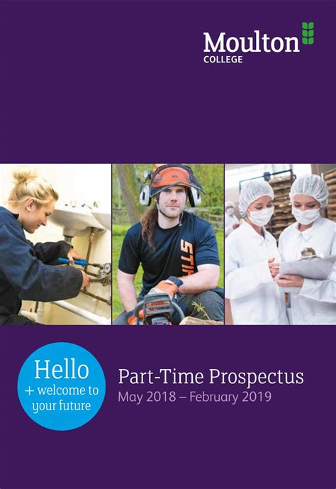 Moulton College Part-time Prospectus - May 2018-February 2019 by ...