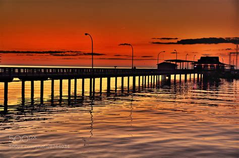 Sunset at Fairhope Pier by Deadly Dreamer / 500px