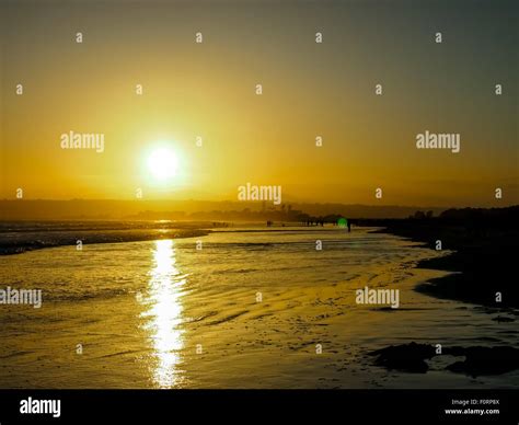 The Sun Set at the Coronado Beach in San Diego in June Stock Photo - Alamy