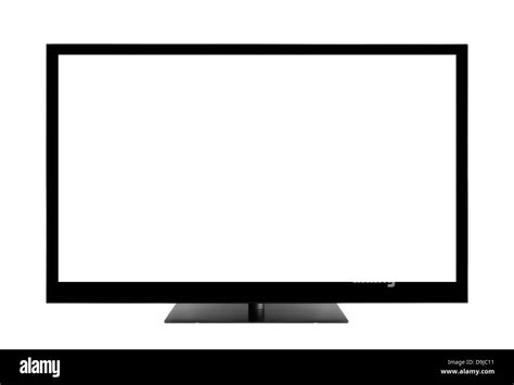 Blank TV screen with clipping path Stock Photo - Alamy