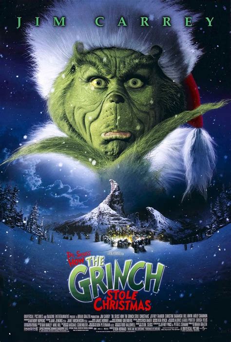 "How The Grinch Stole Christmas" movie poster, 2000. | Christmas movies, Grinch, Holiday movie