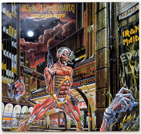 IRON MAIDEN Somewhere in Time NWOBHM Heavy Metal Collectable Heavy Metal on Vinyl #vinylrecords