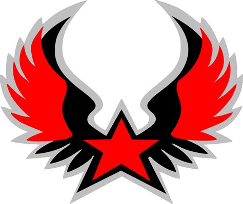 Red And Black Wings With X Gaming Logo PNG Transparent Background, Free Download #49561 ...