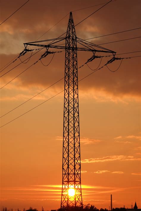 Free Images : technology, line, darkness, electricity, energy, high ...