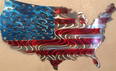 Metal Flag Art | 100% American-Made - Reflections in Metal