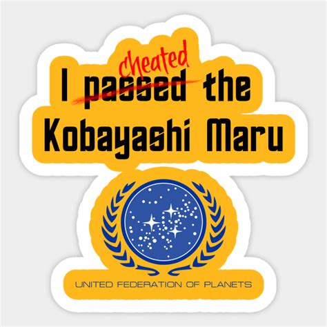 Star Trek - Kobayashi Maru - Star Trek - Sticker