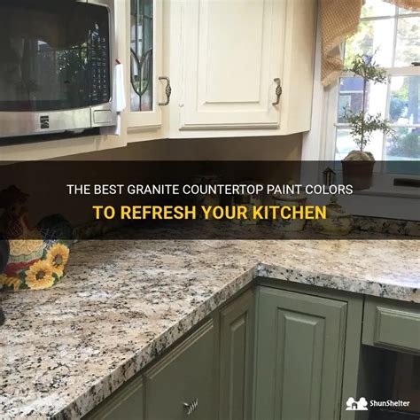 The Best Granite Countertop Paint Colors To Refresh Your Kitchen | ShunShelter