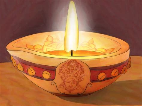 Diwali Lamp Drawing at GetDrawings | Free download