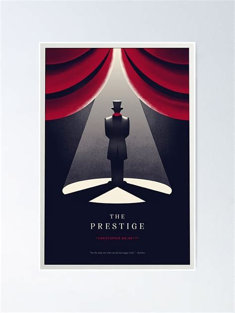 "The Prestige Movie Poster" Poster for Sale by cykillynu | Redbubble