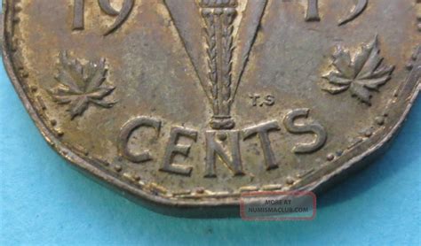 Rare Canadian 1943 5 Cent - Tombac V Nickel - Error Coin