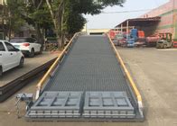 2000mm Width Container Mobile Yard Ramp 10 Ton / 15 Ton Light Grey Color