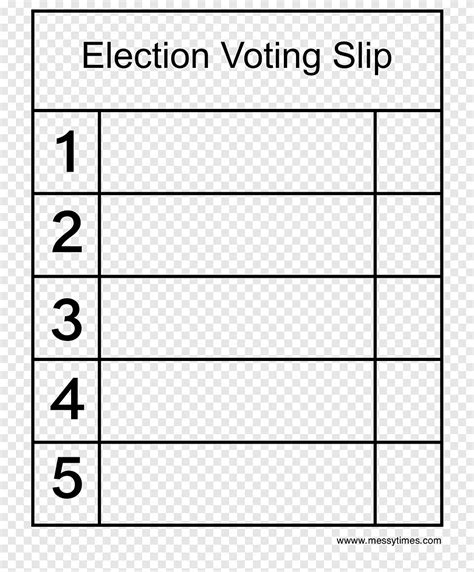 Sample Ballot Sheet For Voting
