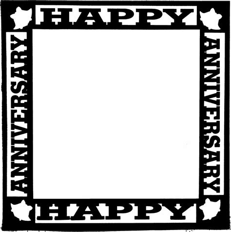 Happy Anniversary Frame