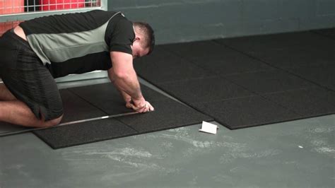 How to install rubber flooring: the technology & the proper tools