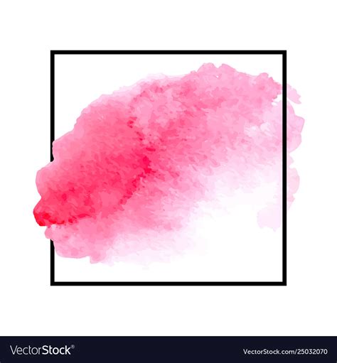 Pink watercolor Royalty Free Vector Image - VectorStock