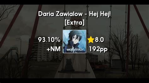 Daria Zawialow - Hej Hej! - 8* A RANK - GODMODE [osu!] - YouTube