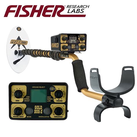 Fisher Gold Bug 2 II Metal Detector with 10inch Elliptical Search Coil ...