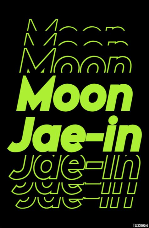 Moon Jae-in Text Effect and Logo Design Celebrity