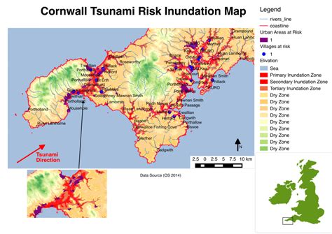 Modelling risk from a potential Cornish tsunami - The London NERC DTP | The London NERC DTP