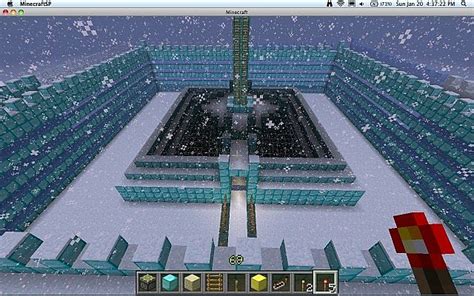 Snow castle Minecraft Map