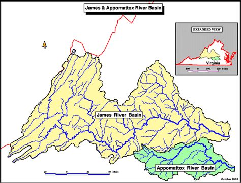 James River Watershed Map - Share Map