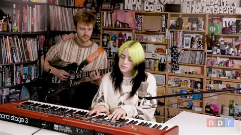 Billie Eilish and Brother Finneas O'Connell Recreate Tiny Desk Studio ...