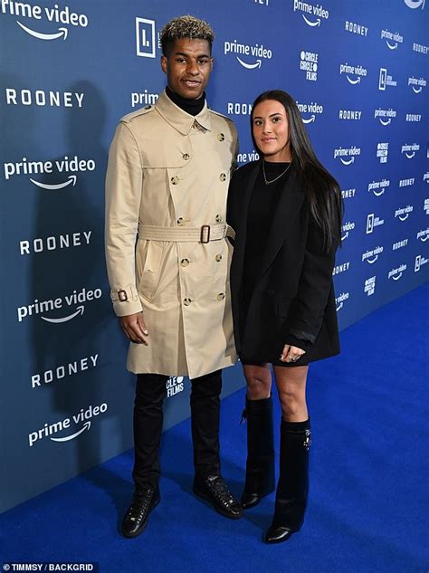 Marcus Rashford joins on-again girlfriend Lucia Loi at Wayne Rooney's ...