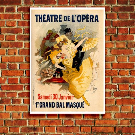 Jules-Cheret - Theatre de L'Opera 1896 | Art Nouveau Poster | Just Posters