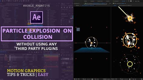 Particle Explosion on Collision in After Effects | No Plugin Required - YouTube