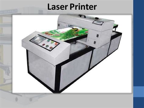 Different types of printing machinery