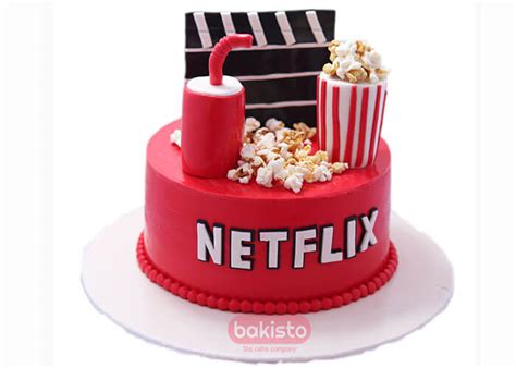 Customized Netflix Theme Cake By Bakisto The Cake Company