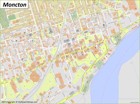 Moncton Map | New Brunswick, Canada | Detailed Maps of Moncton