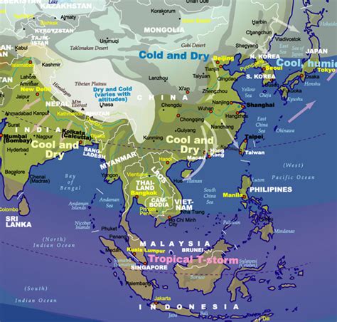 Map of Asia - JohoMaps