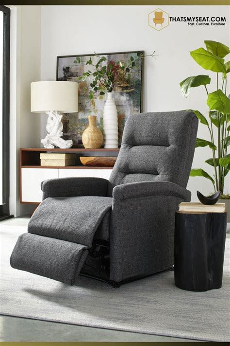 Compact Contemporary Recliner Chair | Small Space Recliner Chair in ...