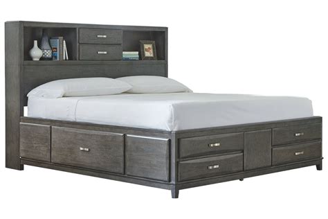 Caitbrook Queen Storage Bed | Ashley Furniture HomeStore | King storage bed, Bed frame with ...