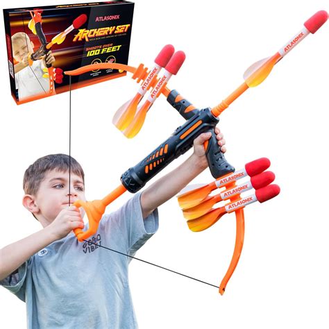 Atlasonix Bow and Arrow for Kids 6-12, Kids Bow and Arrow Set, Toy Bow ...