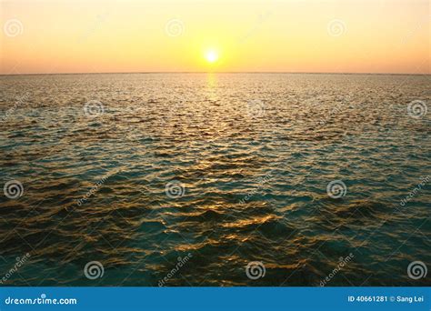 Maldives sunset on ocean stock image. Image of background - 40661281