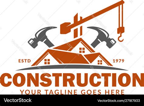 Construction logo design template suitable Vector Image