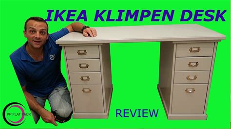 IKEA KLIMPEN DESK SETUP - YouTube