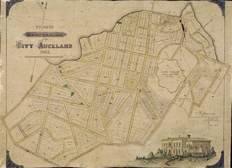 Auckland City 1880s Maps