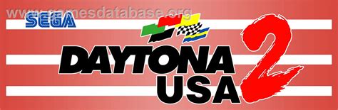 Daytona USA 2 - Arcade - Artwork - Marquee