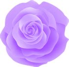 Purple Rose PNG Decorative Clipart | Gallery Yopriceville - High-Quality Free Images and ...