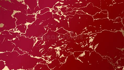 Modern Red and Golden Maroon Background. Gold Marble Texture Stock Illustration - Illustration ...